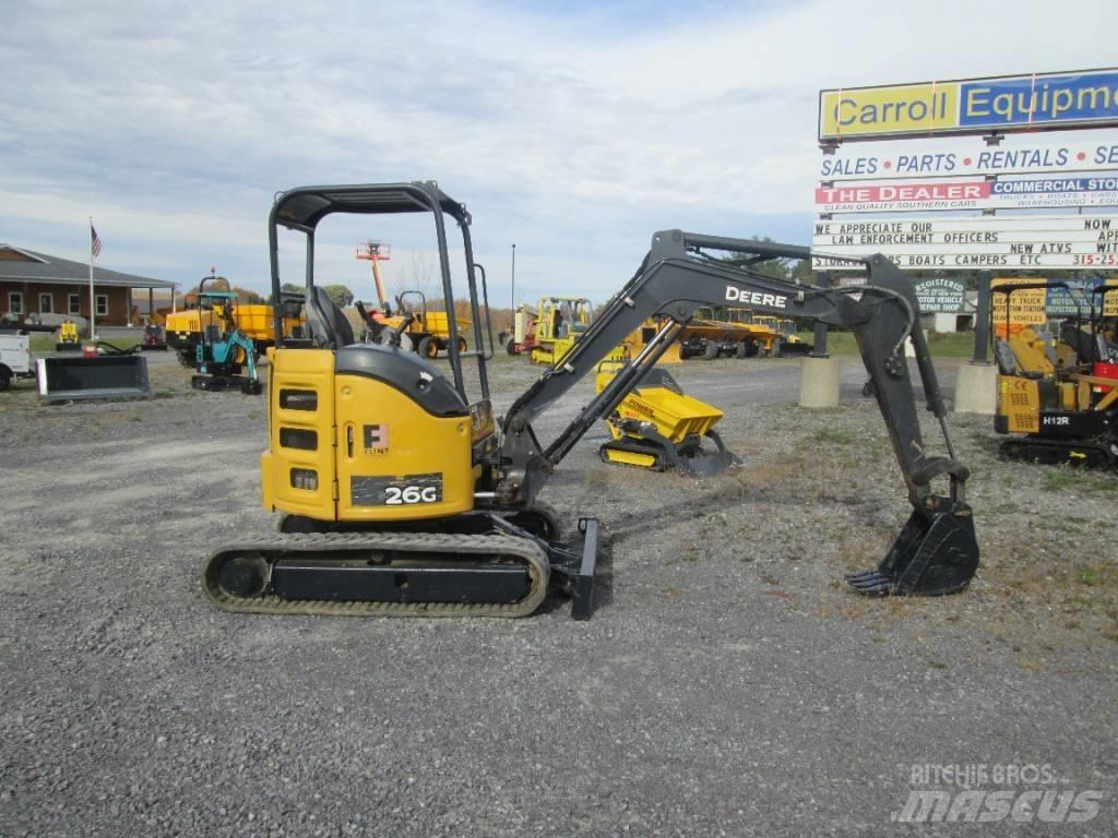 John Deere 26G Mini ekskavatori < 7 t