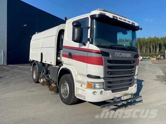 Scania G 410 Ielu tīrāmās mašīnas