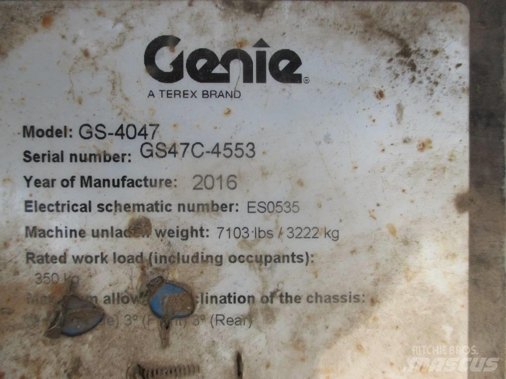 Genie GS 4047 Šķerveida pacēlāji