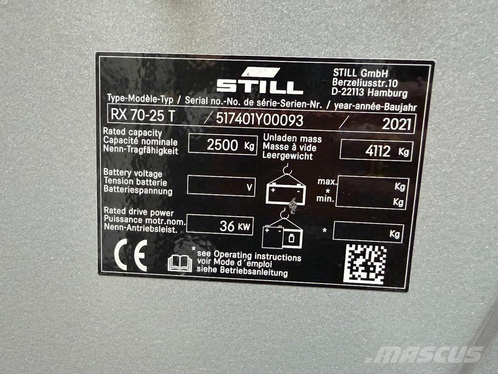 Still RX70-25T LPG tehnika