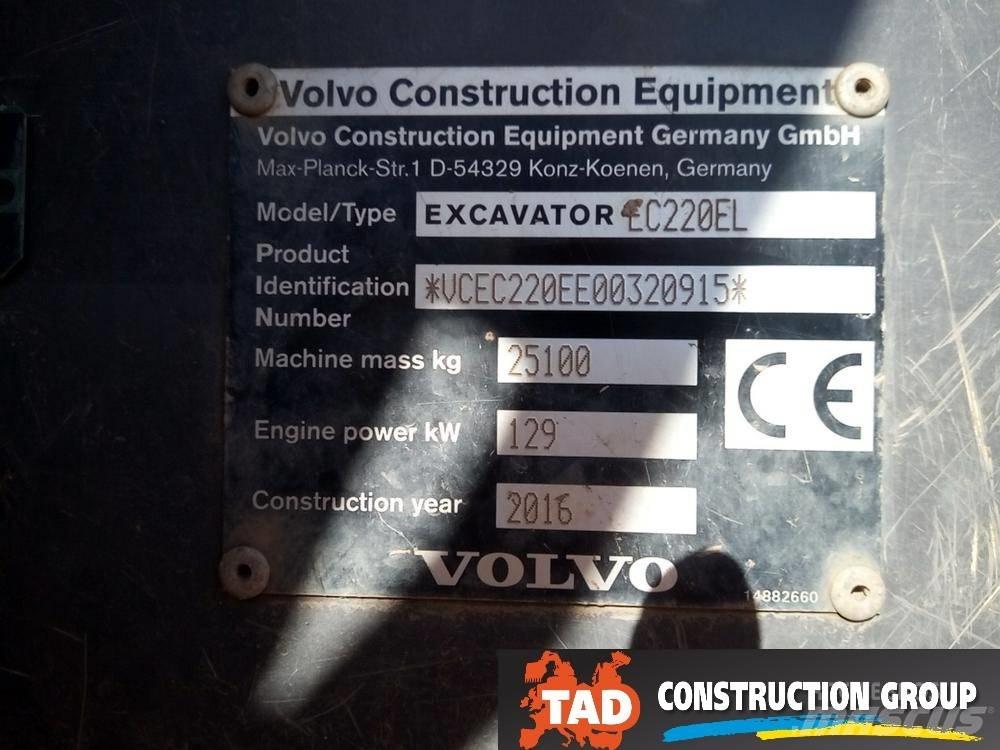 Volvo EC 220 EL Kāpurķēžu ekskavatori
