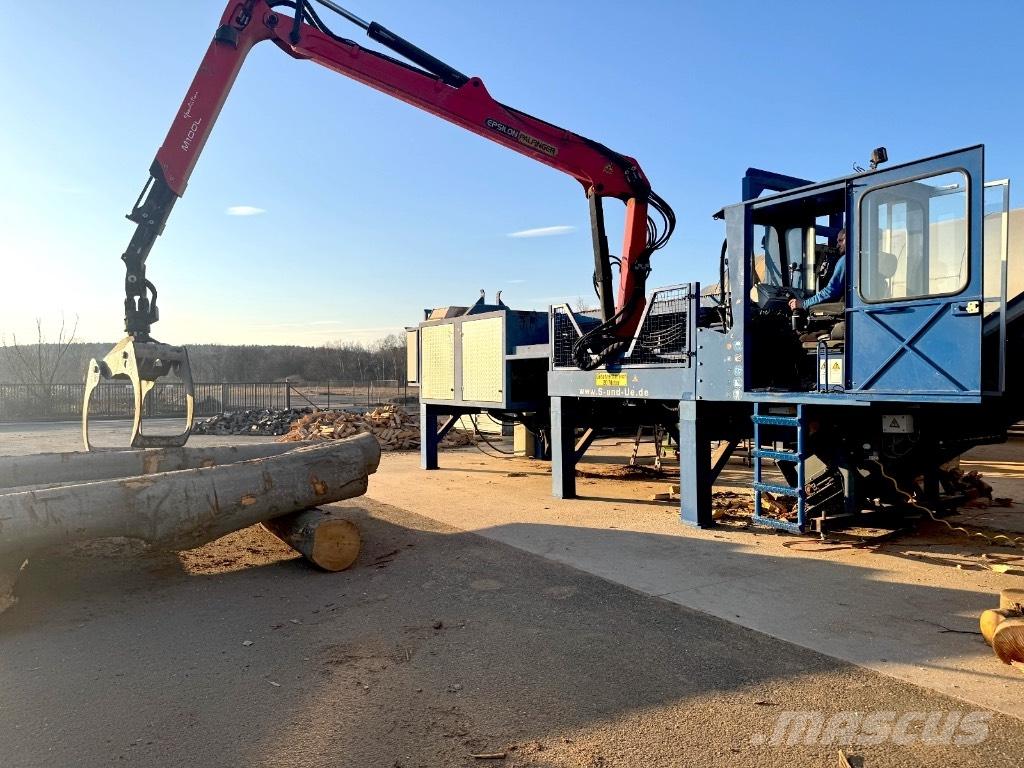  S & Ü SSA 700 Koka šķēlēji, frēzes, šķeldotāji