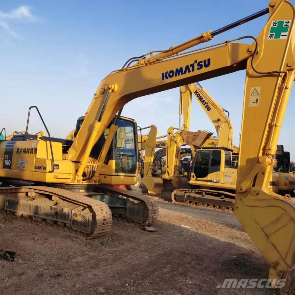 Komatsu PC160-7 Kāpurķēžu ekskavatori