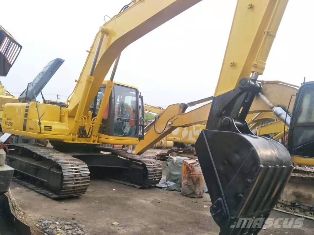 Komatsu pc200-6 Kāpurķēžu ekskavatori