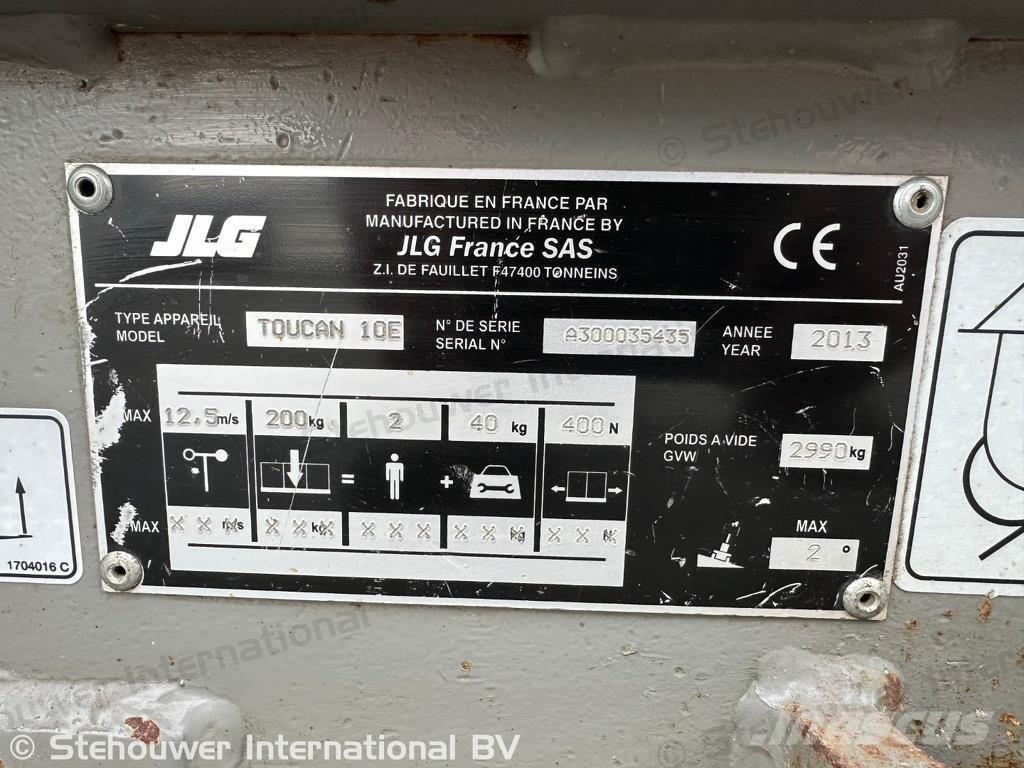 JLG Toucan 10E Citi pacēlāji un platformas