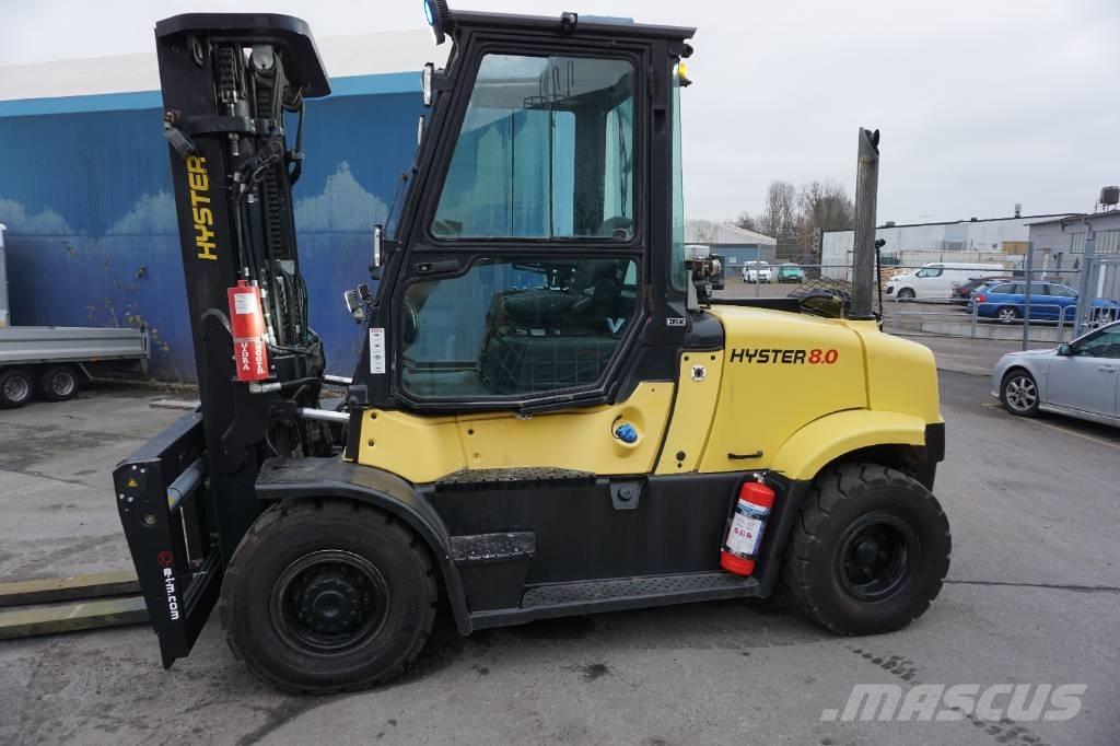 Hyster H8.0FT Tehnika ar dīzeļa dzinēju