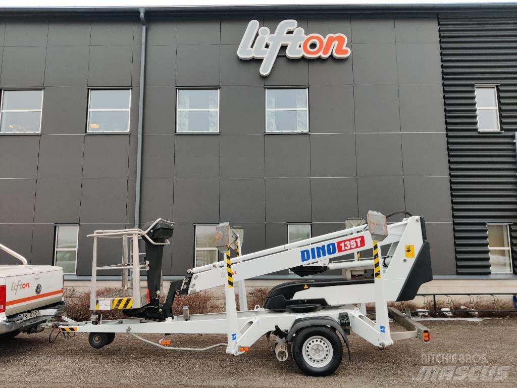 Dino 135 T Skylift Pacēlājplatformas - piekabes