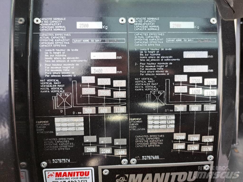 Manitou MC 25-4 Tehnika ar dīzeļa dzinēju
