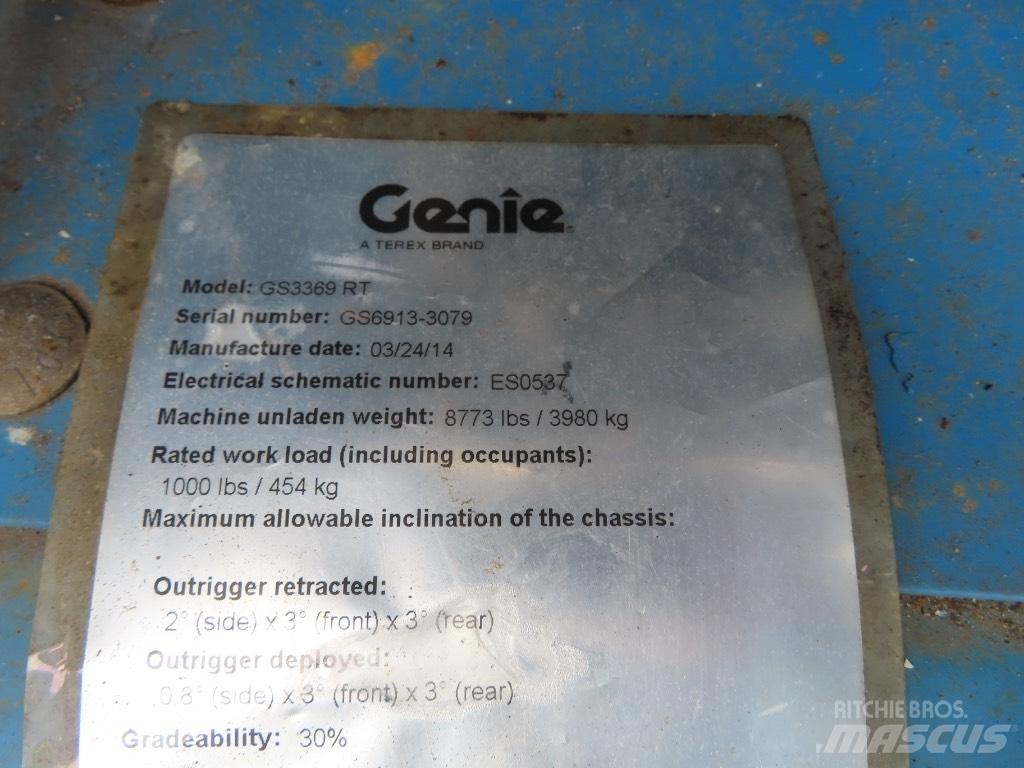 Genie GS 3268 RT Šķerveida pacēlāji