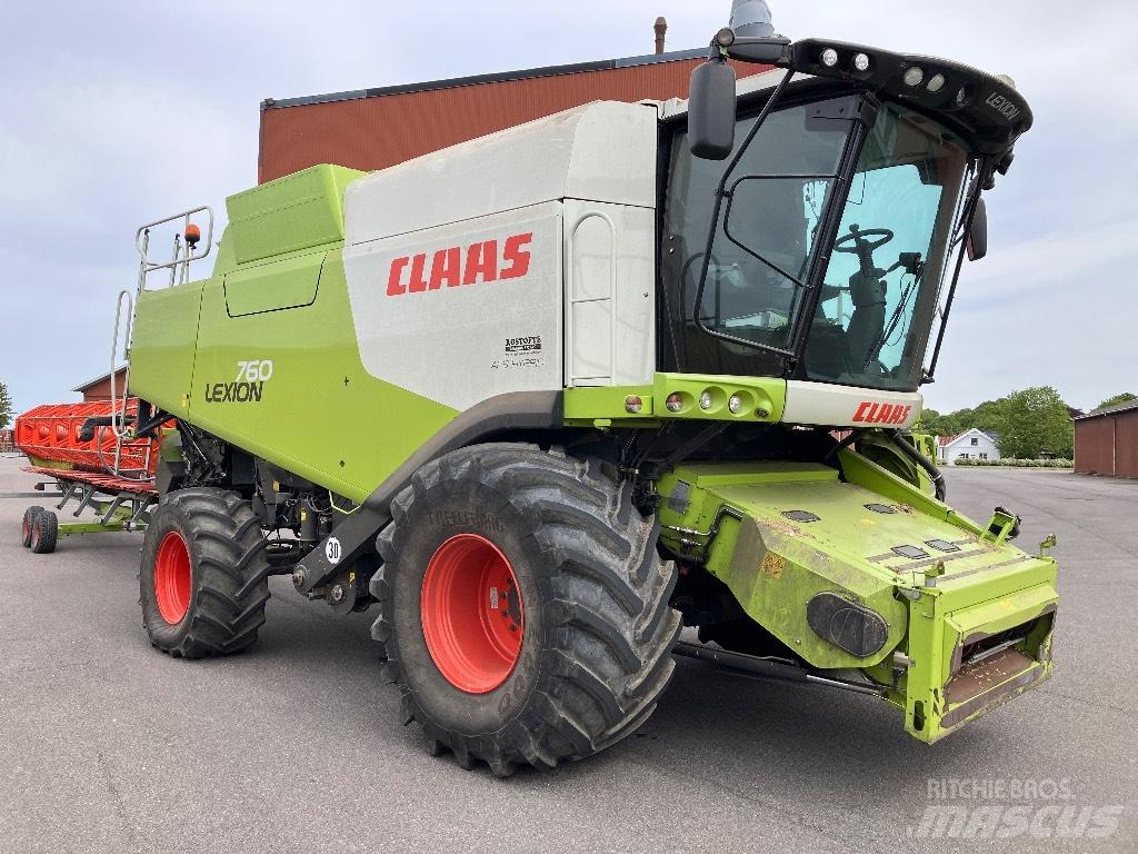 CLAAS Lexion 760 Ražas novākšanas kombaini