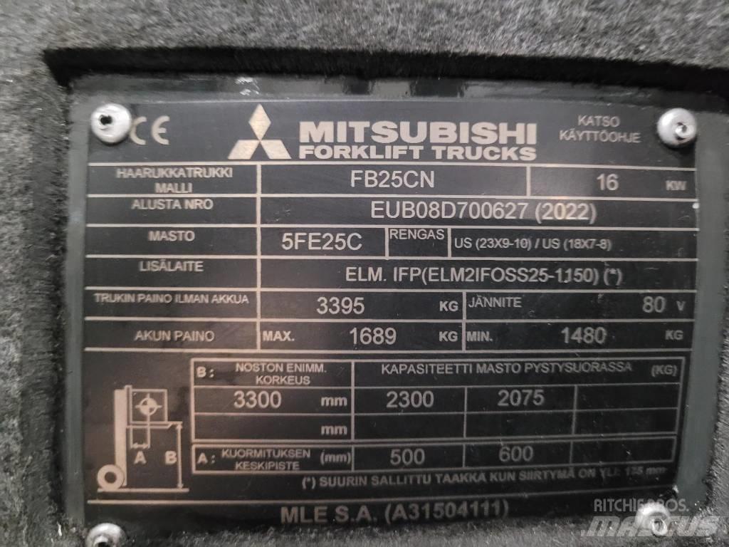 Mitsubishi FB 25 CN Elektriskie iekrāvēji