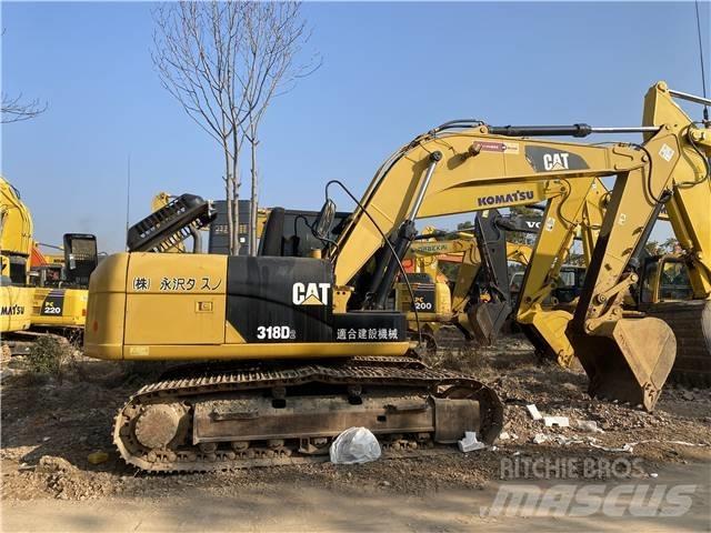 CAT 318D Kāpurķēžu ekskavatori