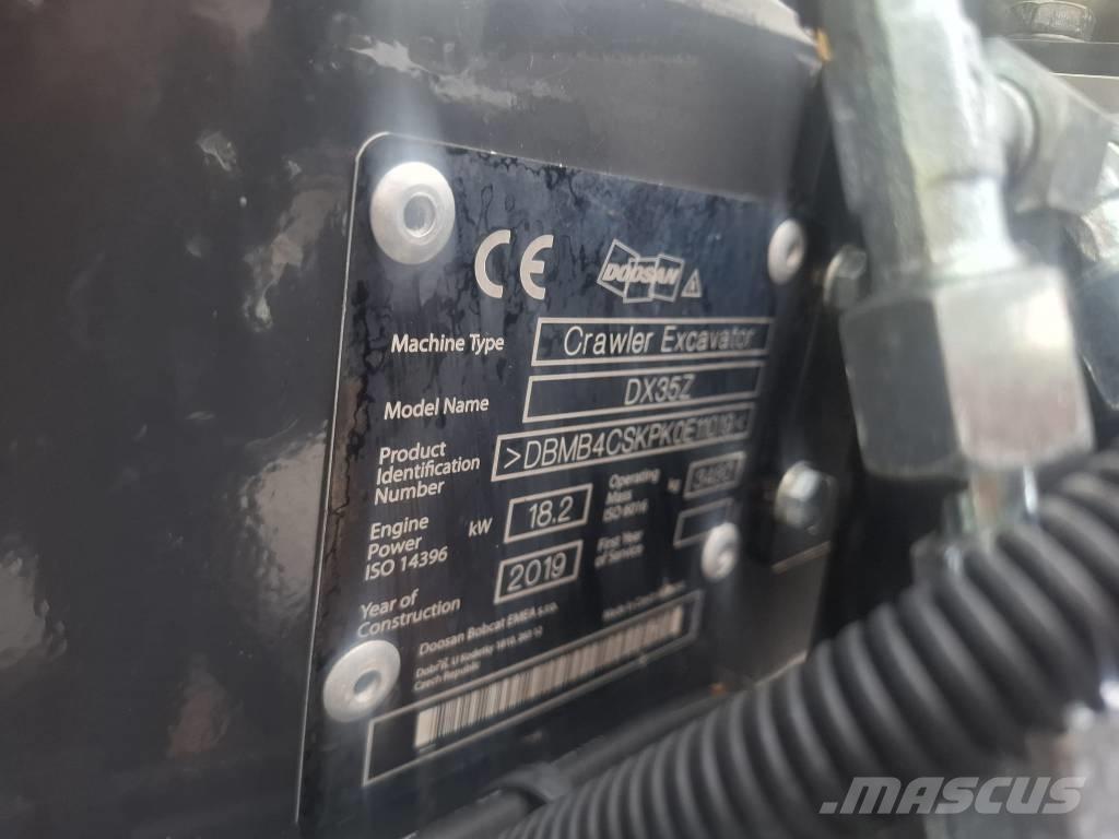 Doosan DX 35 Z Mini ekskavatori < 7 t