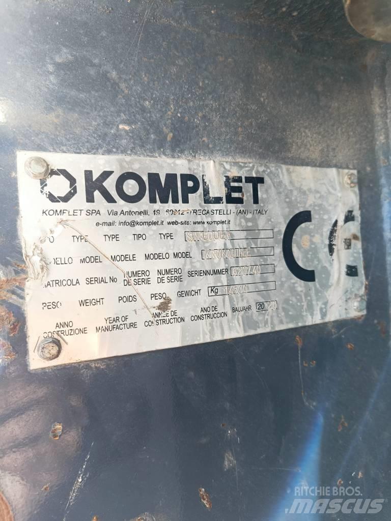 Komplet Krokodile Atkritumu smalcinātāji