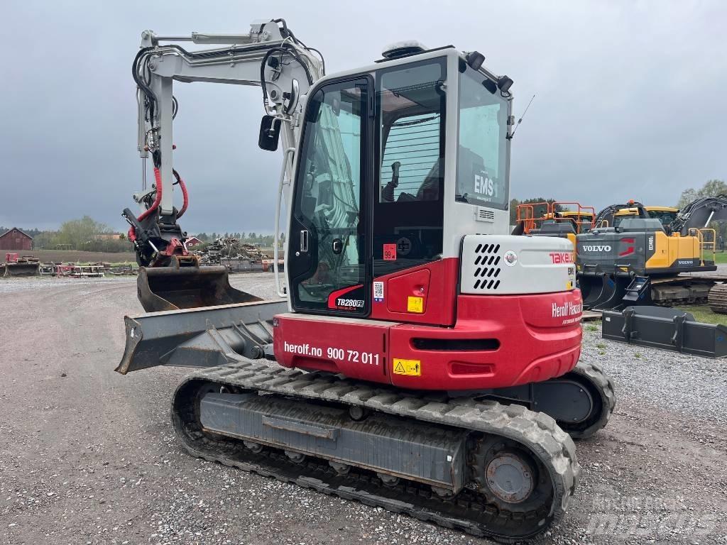 Takeuchi TB 280 FR Vidēja lieluma ekskavatori 7 t - 12 t