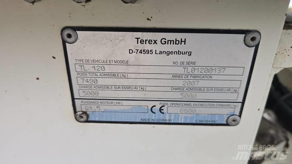 Terex TL 120 Iekrāvēji uz riteņiem