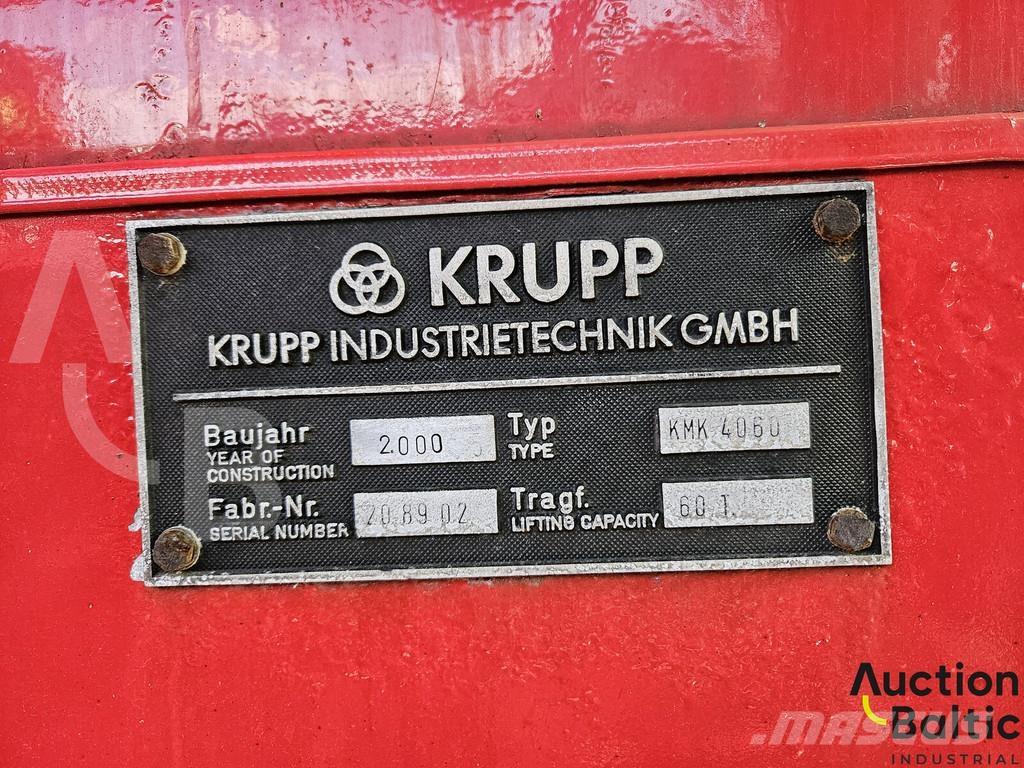 Krupp KMK 4060 Smagās mašīnas ar celtni