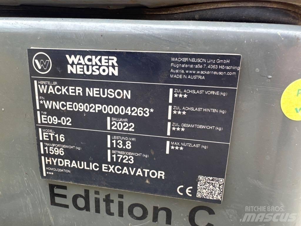 Wacker Neuson ET16 Kāpurķēžu ekskavatori