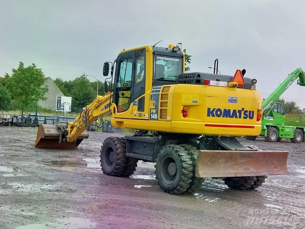 Komatsu PW 148-8 Ekskavatori uz riteņiem