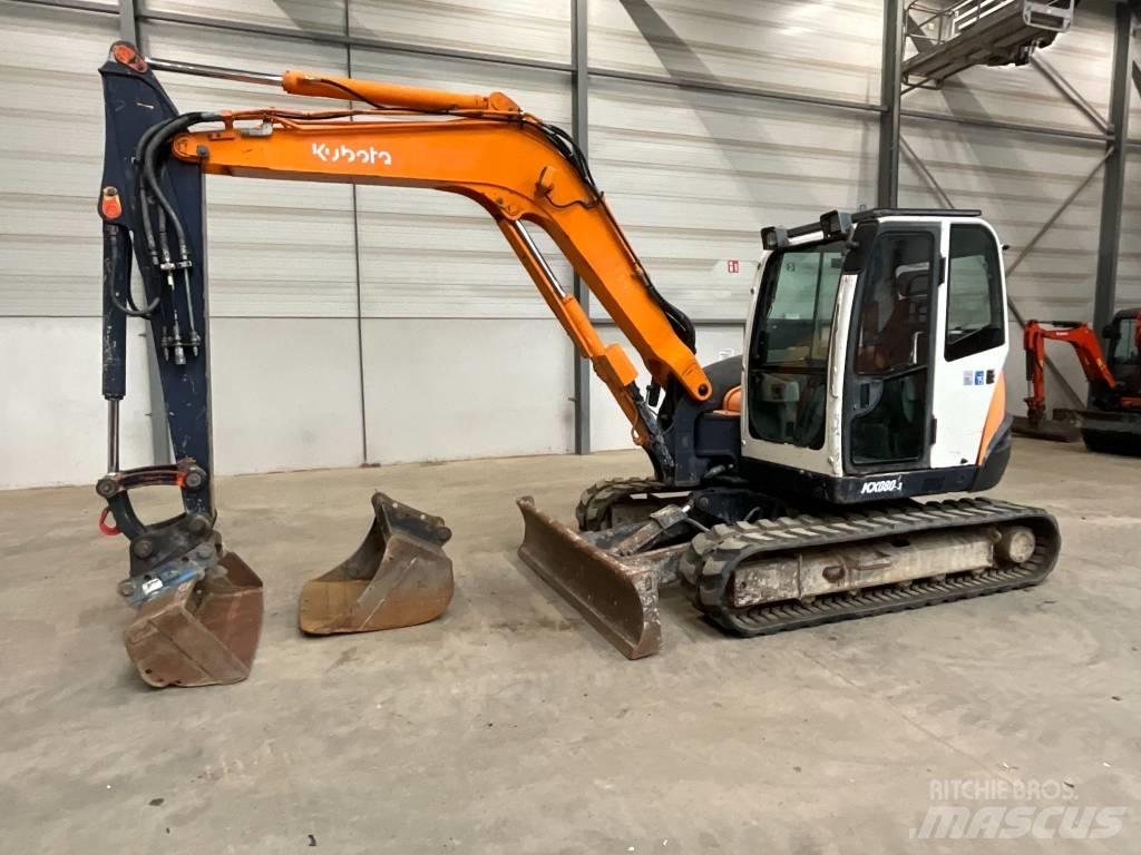 Kubota KX 080-3 Vidēja lieluma ekskavatori 7 t - 12 t