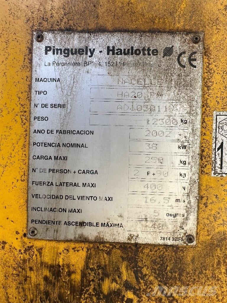 Haulotte HA 20 PX Strēles pacēlāji