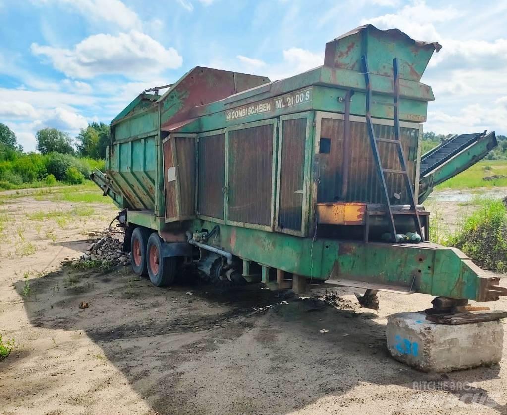  Combi screen ML2000S Cilindrveida rotējošs siets