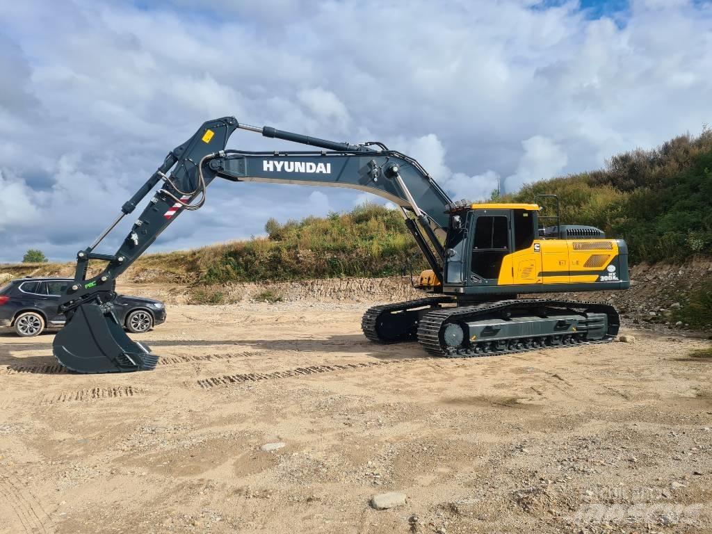 Hyundai HX300AL Kāpurķēžu ekskavatori