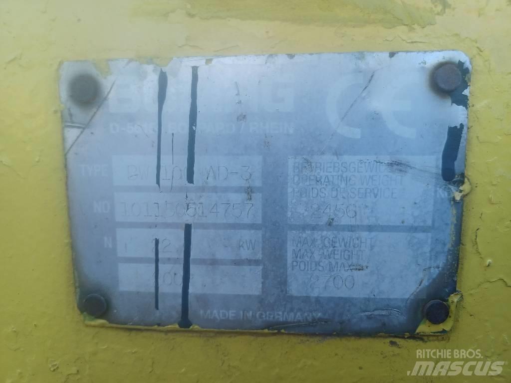 Bomag BW 100 AD-3 Divvalču grunts veltņi