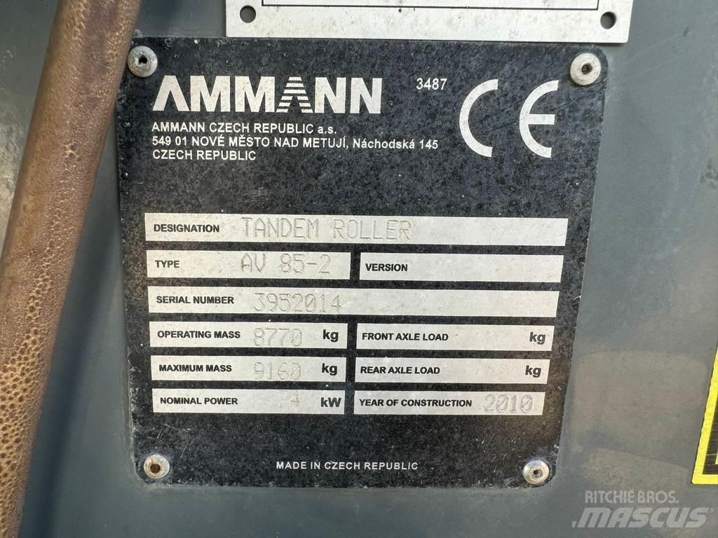 Ammann AV85-2 Vienvalča grunts veltņi