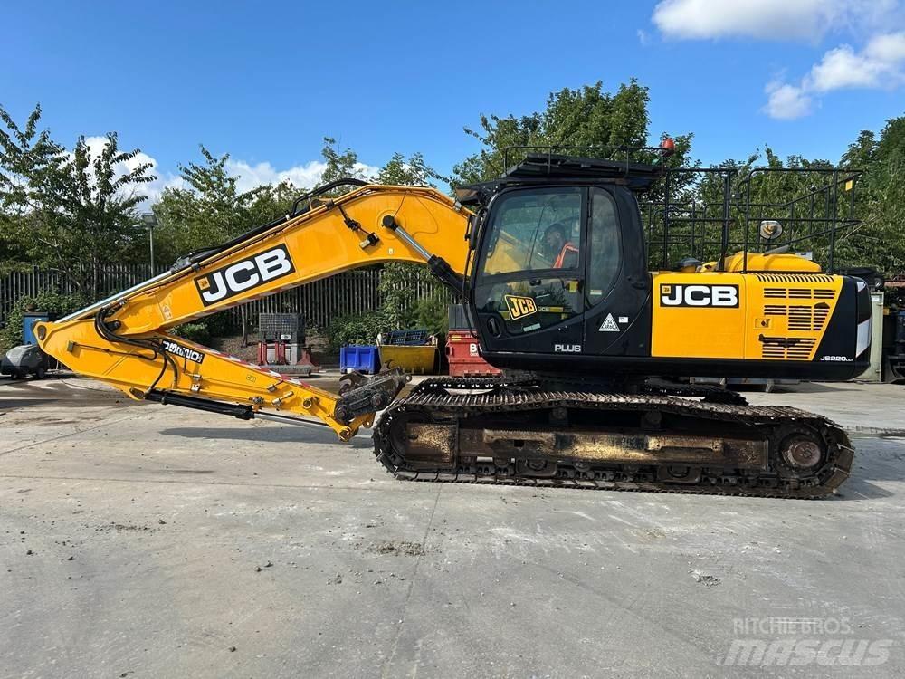 JCB JS220 LC Kāpurķēžu ekskavatori