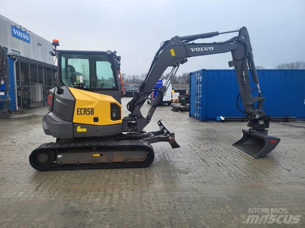 Volvo ECR58F Vidēja lieluma ekskavatori 7 t - 12 t