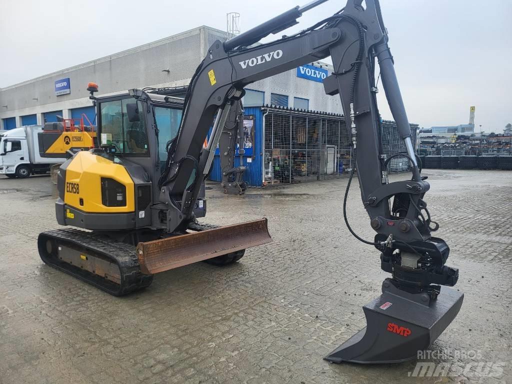 Volvo ECR58F Vidēja lieluma ekskavatori 7 t - 12 t