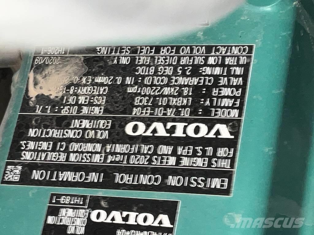 Volvo ECR 35 D Mini ekskavatori < 7 t