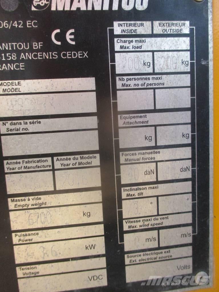 Manitou 150 AET JC Strēles pacēlāji