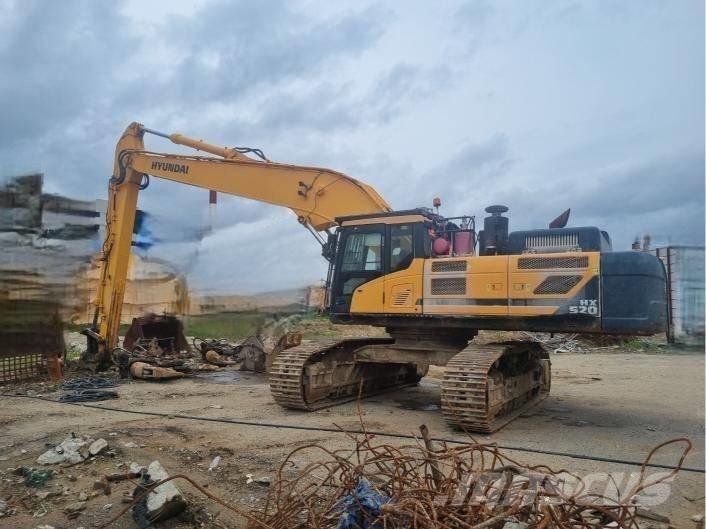 Hyundai HX 520 L Kāpurķēžu ekskavatori