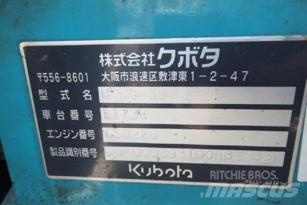 Kubota U-30-3S Mini ekskavatori < 7 t