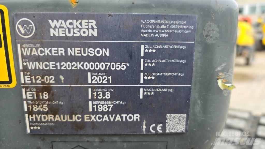Wacker Neuson ET18 Kāpurķēžu ekskavatori