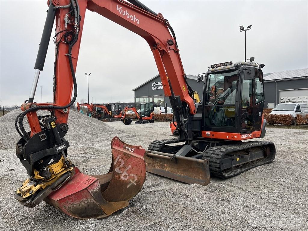 Kubota KX 080-4 Vidēja lieluma ekskavatori 7 t - 12 t