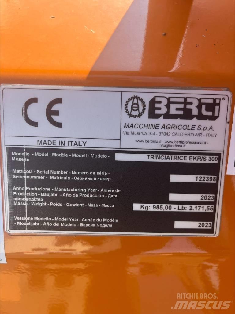 Berti EKR-S 300 Pļaujmašīnas/pašgājēji