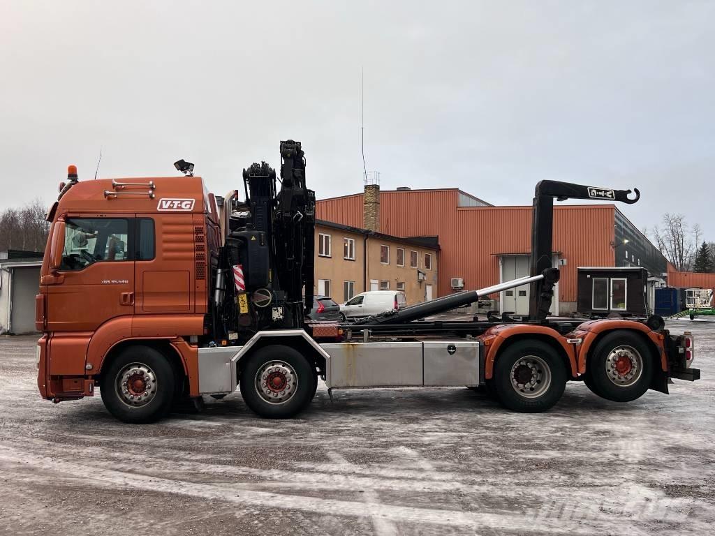 MAN Tgs 35.540 8x2-4 Smagās mašīnas ar celtni