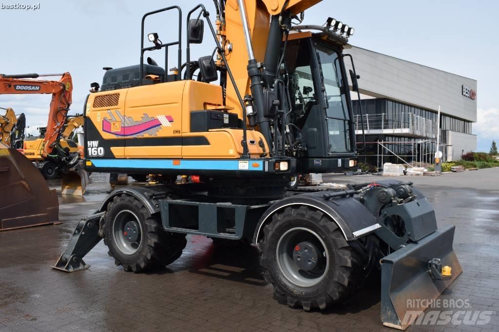 Hyundai HW 160 Ekskavatori uz riteņiem