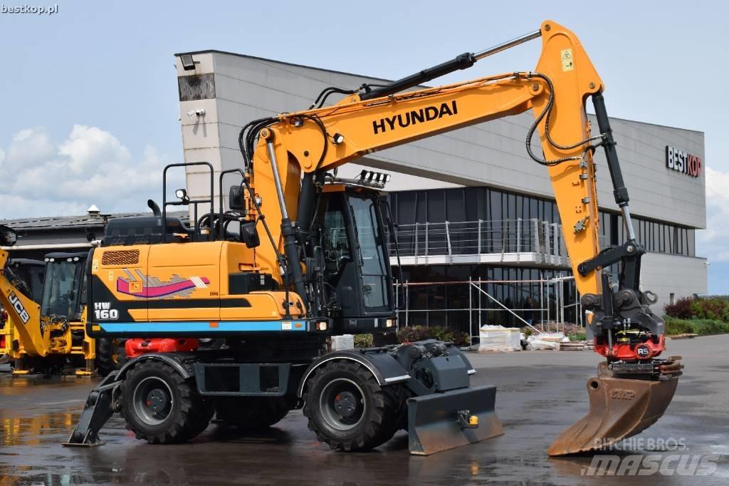 Hyundai HW 160 Ekskavatori uz riteņiem