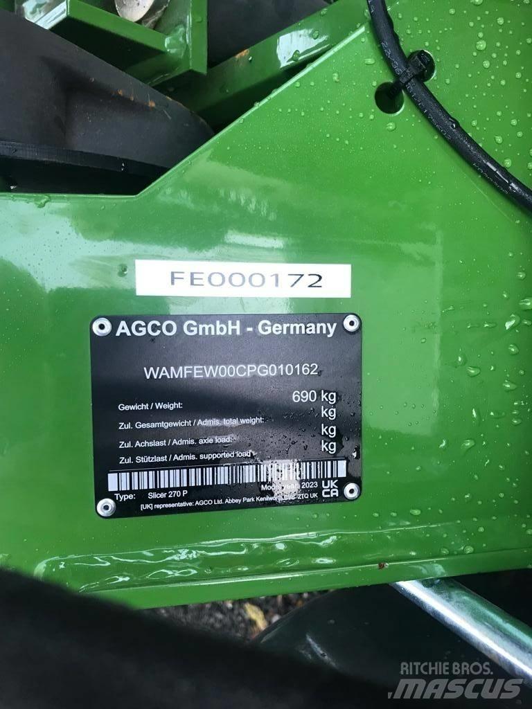 Fendt Slicer 270P Pļaujmašīnas