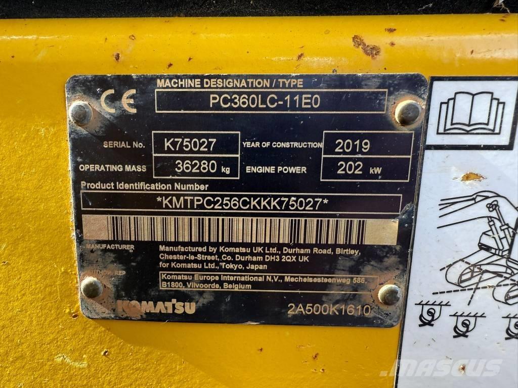 Komatsu PC 360 LC-11 Kāpurķēžu ekskavatori