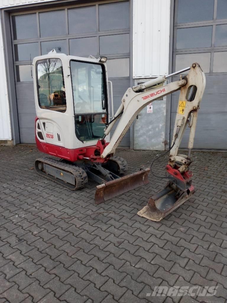 Takeuchi TB 216 Mini ekskavatori < 7 t