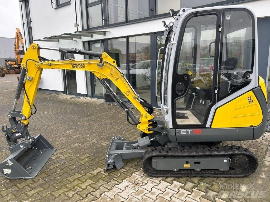 Wacker Neuson ET18 Kāpurķēžu ekskavatori