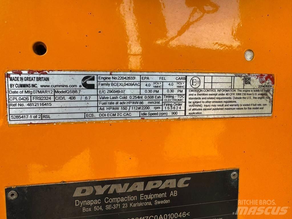 Dynapac CA362PD Vienvalča grunts veltņi