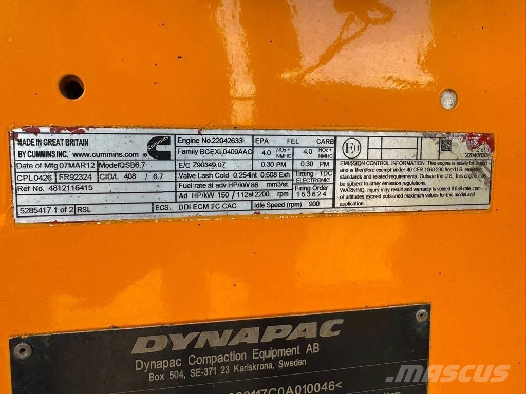 Dynapac CA362PD Vienvalča grunts veltņi