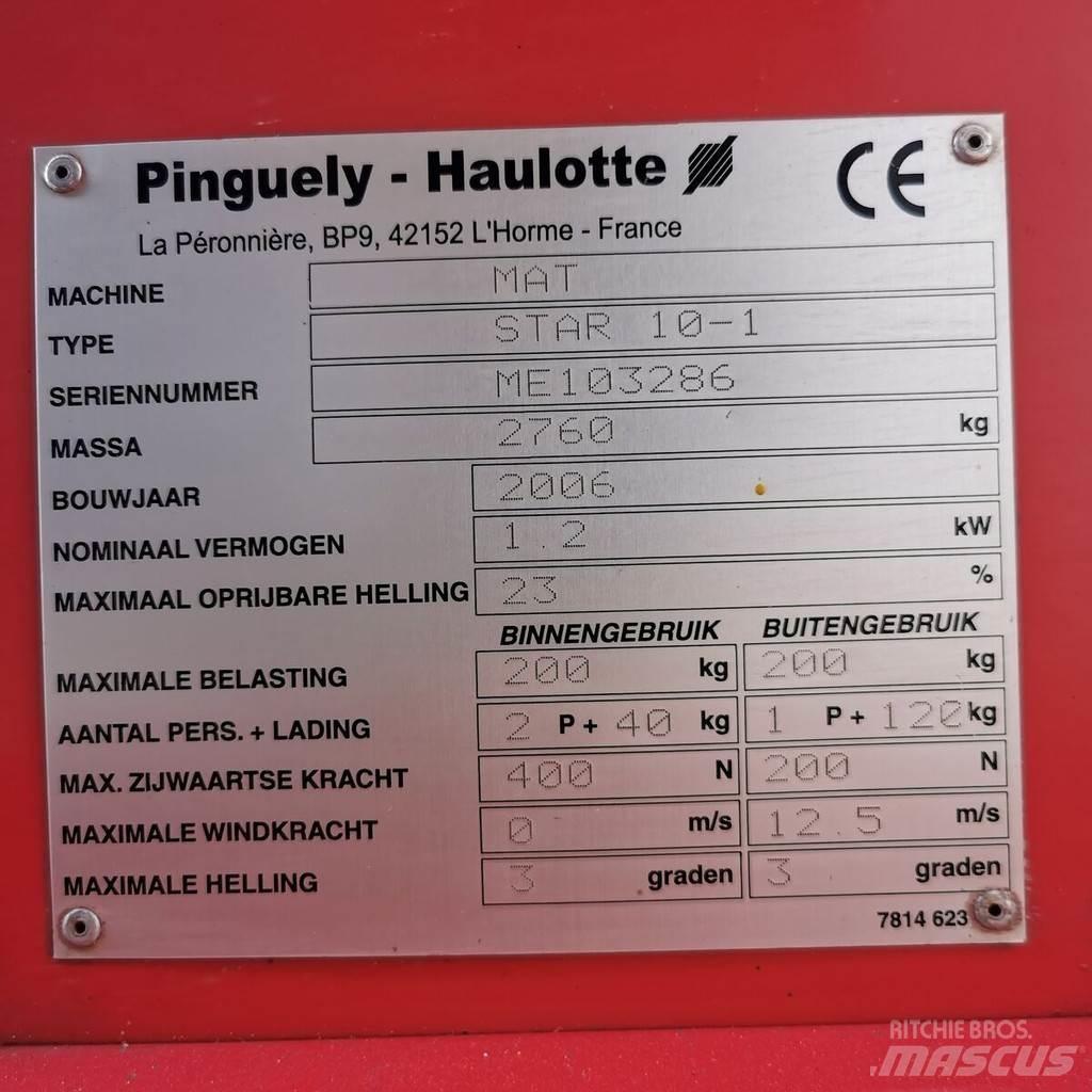 Haulotte Star 10 Teleskopiskie pacēlāji
