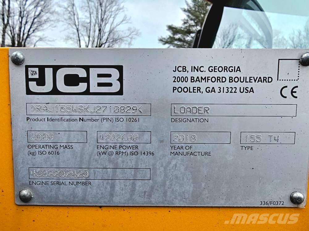 JCB 155 Lietoti riteņu kompaktiekrāvēji